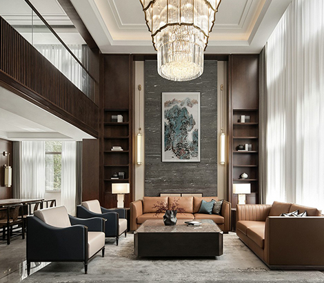 1000㎡别墅大(da)宅整木(mù)定製(zhi),優(you)雅沉靜新(xin)中(zhong)式(shi)